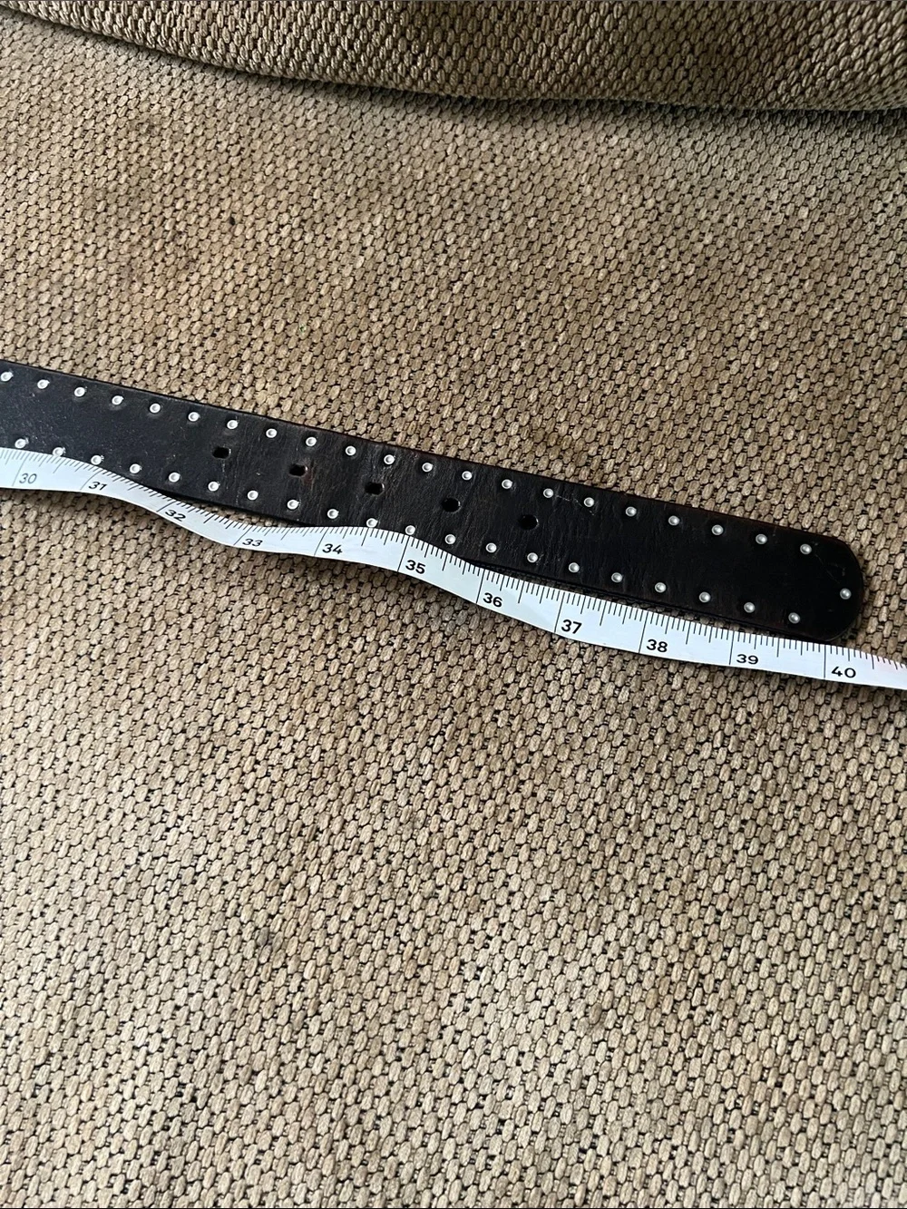 N/A black studded